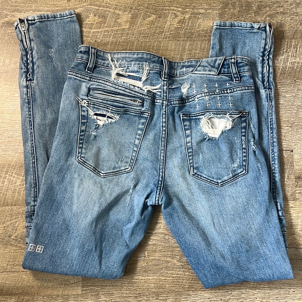 Men Tsubi Distressed Skinny Jeans Size 30 RN #150730